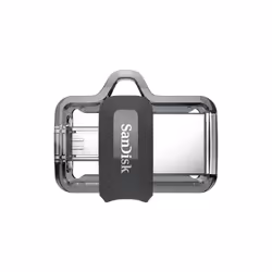 SanDisk Ultra Dual m3.0 USB flash drive 32 GB USB Type-A / Micro-USB 3.2 Gen 1 (3.1 Gen 1) Black, Silver, Transparent - Additional view 5