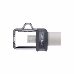SanDisk Ultra Dual m3.0 USB flash drive 32 GB USB Type-A / Micro-USB 3.2 Gen 1 (3.1 Gen 1) Black, Silver, Transparent - Additional view 7