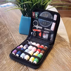 ARTIKA 59-Piece Sewing Kit - Portable for Travel  Includes Scissors  Thread  Tape Measure