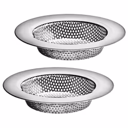 2 Pack - 4.5"" Top / 3"" Basket - Kitchen Sink Drain Strainer Large Ba