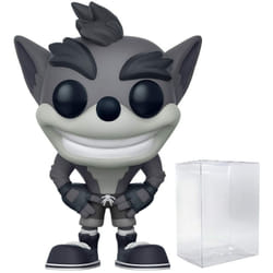 Funko Pop! Games: Crash Bandicoot - Crash Bandicoot Chase Black & White Variant Vinyl Figure (Includes Compatible Pop Box Protector Case)