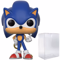 POP Funko Games: Sonic The Hedgehog - Sonic with Ring Vinyl Figure
