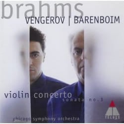 Warner Music Maxim Vengerov - Brahms: Violin Concerto & Violin Sonata No. 3, CD Classic