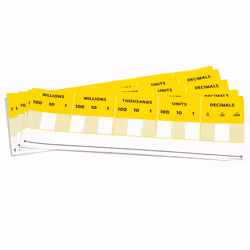 Didax 211498 Educational Resources Desktop Place Value Cards-Set of 10