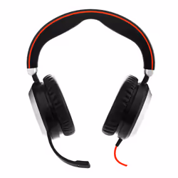 Jabra Evolve 80 MS, Stereo, USB-C, Wired, Office/Call center, 20 - 20000 Hz, 646 g, Headset, Black