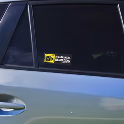 In Car Camera Recording Sticker - Camera Stickers Signs For Rideshare Driver Dashcam In Car Stickers Decals Video Recording Stickers Waterpr