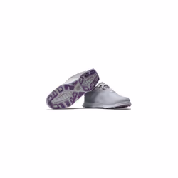 FootJoy Women's Pro|SL Sport Golf Shoe  White/Lilac  7
