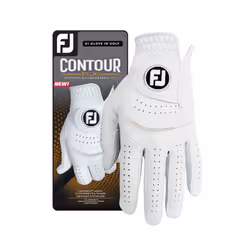FootJoy Men's Contour FLX Golf Glove Pearl Large Worn on Left Hand