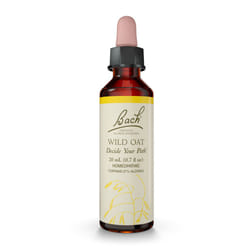 Bach Original Flower Remedies  Wild Oat for Deciding Life's Path  Natural Homeopathic Flower Essence  Holistic Wellness and Stress Relief  Vegan  20mL