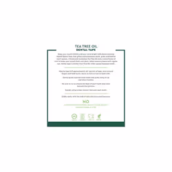 Desert Essence Tea Tree Oil Dental Tape - 30 Yards - Pack of 6 - Naturally Waxed w/ Beeswax - Thick Flossing No Shred Tape - On The Go - Removes Food