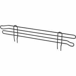 Nexel Wire Shelf Ledge  18""""W x 4""""H  Black Epoxy