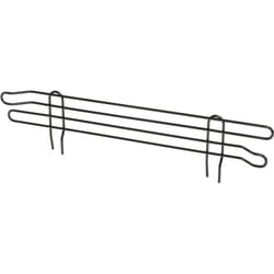 Nexel Wire Shelf Ledge  18""""W x 4""""H  Black Epoxy