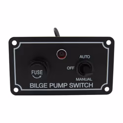 12V Bilge Pump Switch (IP65 Water Resistant Rocker Panel Horizontal)
