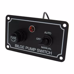 12V Bilge Pump Switch (IP65 Water Resistant Rocker Panel Horizontal)