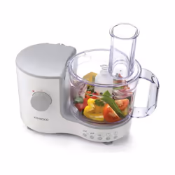 Kenwood Compact Food Processor 1.4 L Bowl Blender Emulsifying Chopping Blade Shredder Disc 400W FP120 White[Energ