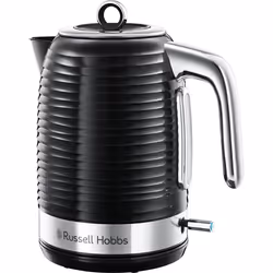 Russell Hobbs 24382 Inspire High Gloss Plastic Four Slice Toaster - Black, Kettle