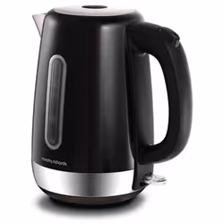 Morphy Richards 102786 Brushed Equip Stainless Steel Jug Kettle, 3000 W, 1.7 Litre, Brushed - Black