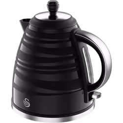 Swan SK31050WN, Symphony 1.7 Litre Jug Kettle with Rapid Boil, 3000 Watts, White - Black