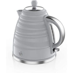 Swan SK31050WN, Symphony 1.7 Litre Jug Kettle with Rapid Boil, 3000 Watts, White - Grey