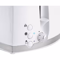 Russell Hobbs 26070 4 Slice Toaster - Contemporary Honeycomb Design with Extra Wide Slots and High Lift Feature - White, 2 Slice Toaster