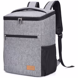 Lifewit 24L (30-Can) Soft Cooler Backpack with Hard Liner, Large Insulated Picnic Lunch Backpack Soft-Sided Cooling Bag for C ...