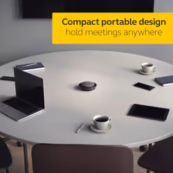 Jabra Speak 750 Speaker Phone - Unified Communications Certified Portable Conference Speaker with Bluetooth Adapter and USB