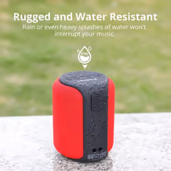 Bluetooth speakers 5.0, Tronsmart T6 Mini 15W Wireless Portable Outdoor Speaker with 24 Hrs Playtime, 360Â° TWS Stereo Sound, Extra Bass - Red