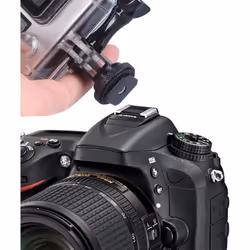 Smatree Full Aluminum Tripod Screw to DSLR Camera Flash Hot Shoe Mount Adapter for GoPro Hero Max/GoPro Session/Hero 2018/9/8/7/6/5/4/3 Black and DJI