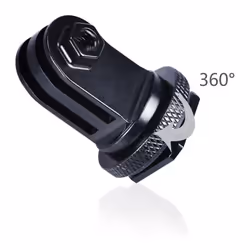 Smatree Full Aluminum Tripod Screw to DSLR Camera Flash Hot Shoe Mount Adapter for GoPro Hero Max/GoPro Session/Hero 2018/9/8/7/6/5/4/3 Black and DJI