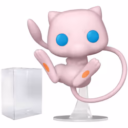 Funko Pop! Games: Pokemon - Mew Vinyl Figure (Bundled with Pop Box Protector Case)