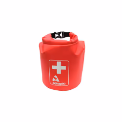 Aquapac Waterproof First Aid Kit Dry Bag for Emergency Use with Secure Buckle - Red