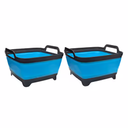 Survive Outdoors Longer Flat Pack Collapsible Sink 8L Pack of 2