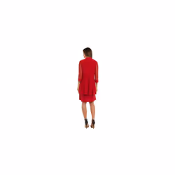 R&M Richards Women's Evening Cocktail Wear  Red