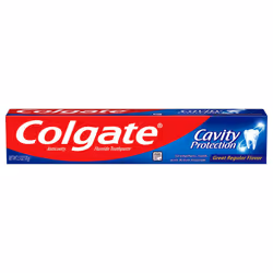 Colgate Cavity Protection Toothpaste with Fluoride Minty Great Regular Flavor Anti Cavity Toothpaste 2.5 Oz Tube