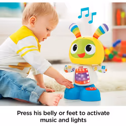 Fisher-Price CGV43 Dance and Move Beatbo, Baby Robot Learning Toy or Gift