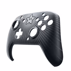 PDP Faceoff Wired Pro Controller- Star Mario Black, Grey Gamepad Analogue / Digital Nintendo Switch
