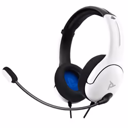 PDP LVL40, Wired, Gaming, Headset, White