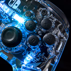 PDP Afterglow Black, Transparent Gamepad Analogue / Digital Nintendo Switch, Nintendo Switch Lite, Nintendo Switch OLED