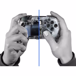 PDP Afterglow Black, Transparent Gamepad Analogue / Digital Nintendo Switch, Nintendo Switch Lite, Nintendo Switch OLED - Additional view 6