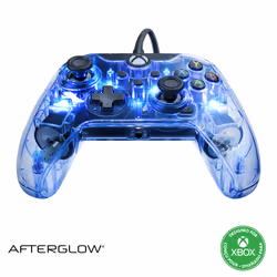 PDP Afterglow Black, Blue, Transparent USB Gamepad Analogue / Digital Xbox One, Xbox Series S, Xbox Series X - Additional view 4