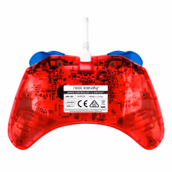PDP Rock Candy: Mario Punch Red, Translucent USB Gamepad Analogue / Digital Nintendo Switch, Nintendo Switch Lite, Nintendo Switch OLED