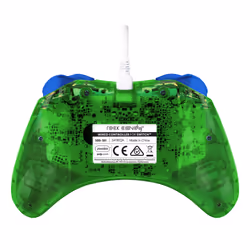 PDP Rock Candy: Luigi Lime Blue, Green, Translucent USB Gamepad Analogue / Digital Nintendo Switch, Nintendo Switch Lite, Nintendo Switch OLED