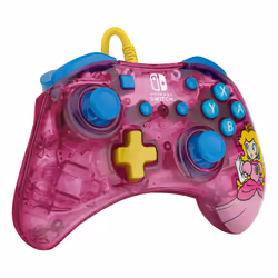 PDP Rock Candy: Bubblegum Peach Pink, Translucent USB Gamepad Analogue / Digital Nintendo Switch, Nintendo Switch Lite, Nintendo Switch OLED - Additional view 6