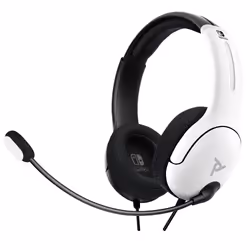 PDP LVL40, Wired, Gaming, 200 g, Headset, Black, White