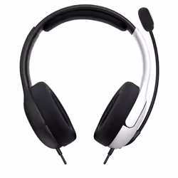 PDP LVL40 Headset Wired Head-band Gaming Black, White
