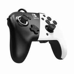 PDP Faceoff Deluxe+ Audio Wired Controller: Black & White - Additional view 4
