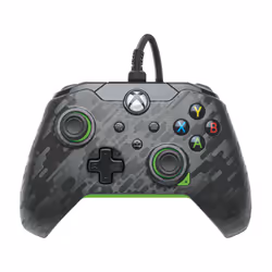 PDP Wired Controller: Neon Carbon, For Xbox & Windows 10/11, Gamepad, PC, Xbox One, Xbox One X, Xbox Series S, Xbox Series X, ...