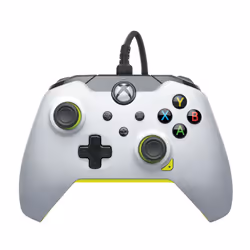 PDP Wired Controller: Electric White - Xbox Series X|S, Xbox One, Xbox, Windows 10/11, Gamepad, PC, Xbox One, Xbox Series S, ...