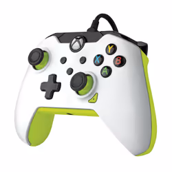 PDP Wired Controller: Electric White - Xbox Series X|S, Xbox One, Xbox, Windows 10/11