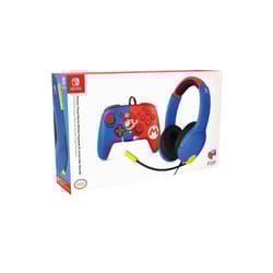 PDP AIRLITE Wired Headset & REMATCH Wired Controller Bundle: Mario Dash, For Nintendo Switch, Nintendo Switch - OLED Model